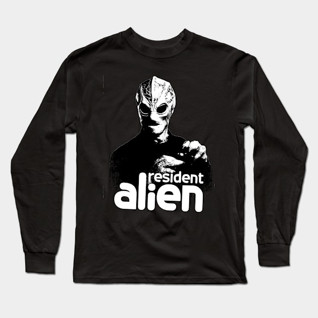 resident-alien Long Sleeve T-Shirt by Multidimension art world